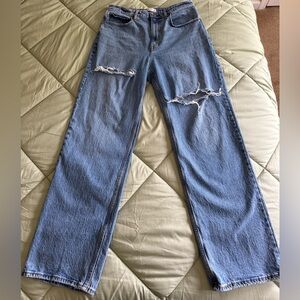Abercrombie & Fitch Curve Love 90’s High Rise Relaxed Jean